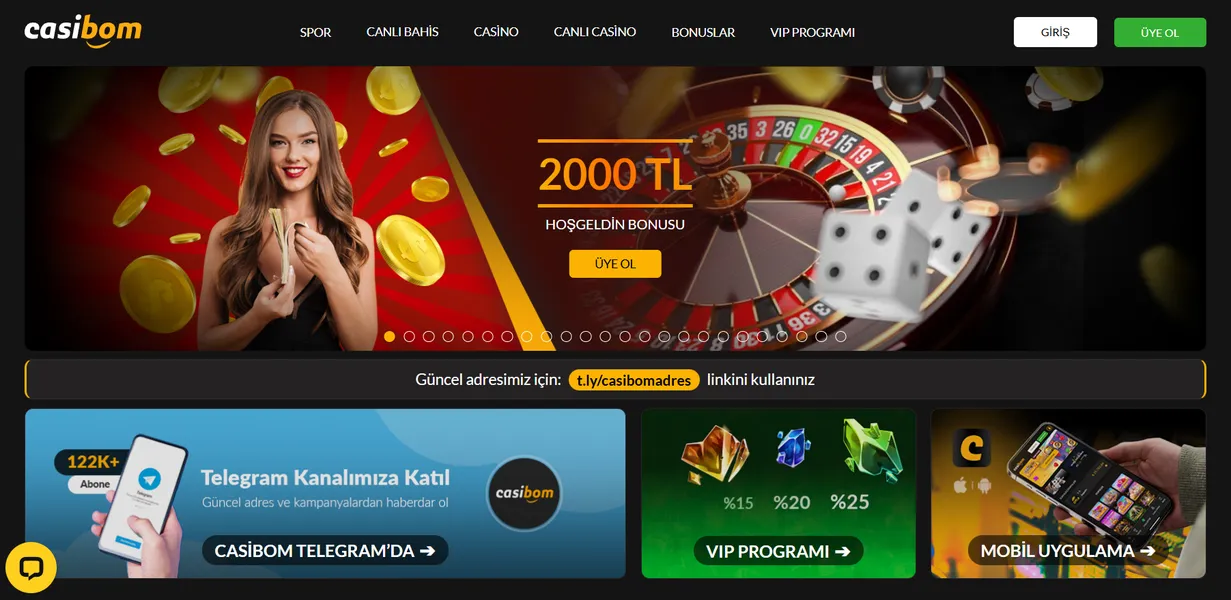 Casibom avantajları: Oyunlar, 2000 TL bonus ve promosyonlar